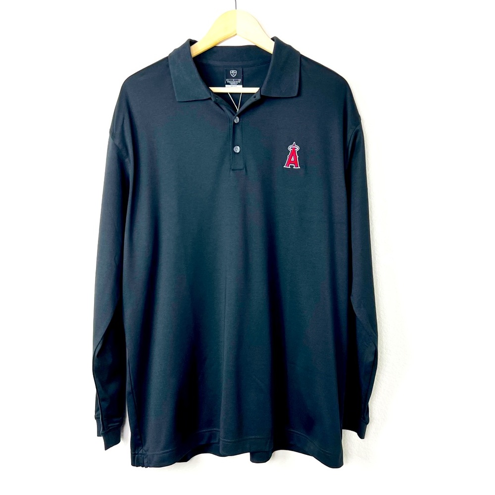 NEW Nike Dri Fit Los Angeles Angels Polo Shirt Large